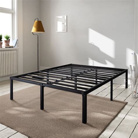 best metal bed frame for box spring|metal heavy duty bed frame.